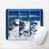 Triptychon der abstürzenden Wellen auf der Mäuse-P Mousepad (Mit Mouse)