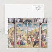 Triptychon der Kreuzigung Postkarte (Vorne/Hinten)