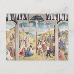 Triptychon der Kreuzigung Postkarte
