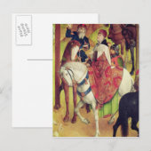 Triptychon der Kreuzigung Postkarte (Vorne/Hinten)