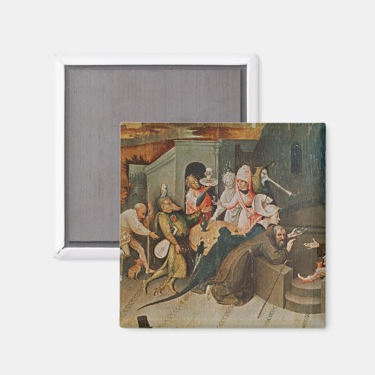 Triptychon der Temptation von St. Anthony Magnet (Vorderseite/Rückseite)