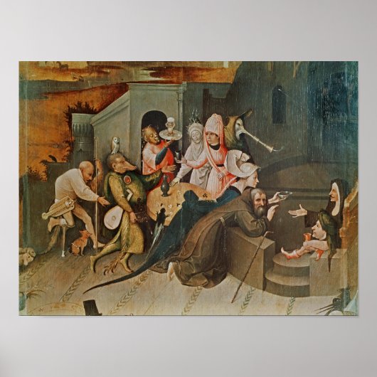 Triptychon der Temptation von St. Anthony Poster (Vorne)