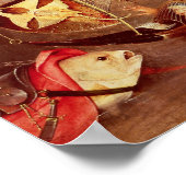 Triptychon der Temptation von St. Anthony Poster (Ecke)