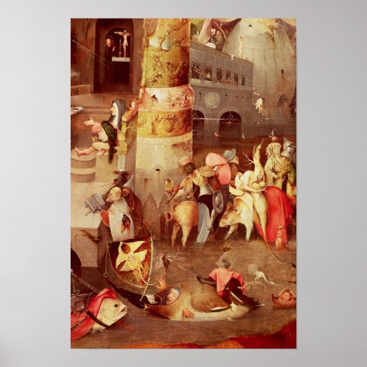 Triptychon der Temptation von St. Anthony Poster (Vorne)