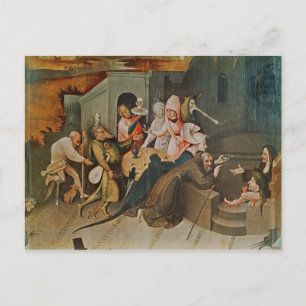 Triptychon der Temptation von St. Anthony Postkarte