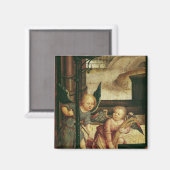 Triptychon der Verehrung des Kindes Magnet (Vorderseite/Rückseite)