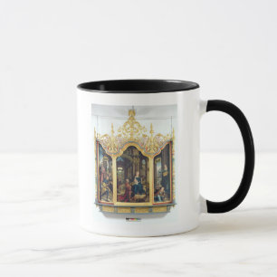 Triptychon der Verehrung des Säuglings Christus Tasse