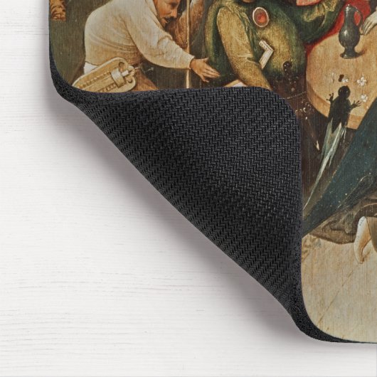 Triptychon der Versuchung von St Anthony Mousepad (Ecke)