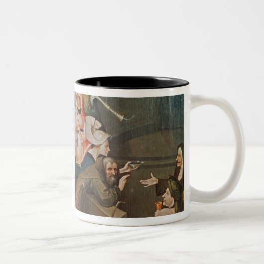 Triptychon der Versuchung von St Anthony Zweifarbige Tasse (Rechts)