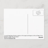 Triptychon des Londoner Mainboards: Madonna mit En Postkarte (Rückseite)