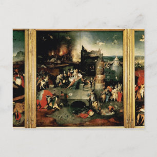 Triptychon: Die Versuchung von St Anthony Postkarte