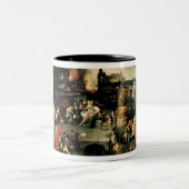 Triptychon: Die Versuchung von St Anthony Zweifarbige Tasse (Mittel)