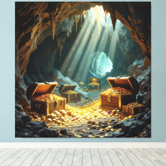 Triptychon Leinwanddruck (Insitu (Holzboden))