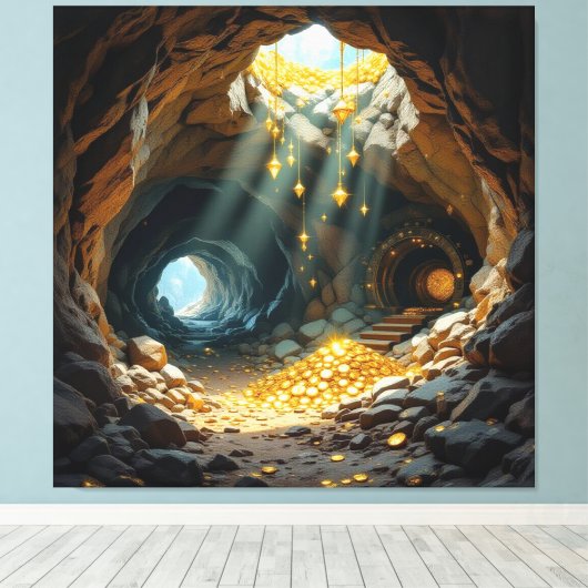 Triptychon Leinwanddruck (Insitu (Holzboden))