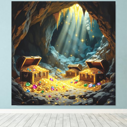 Triptychon Leinwanddruck (Insitu (Holzboden))