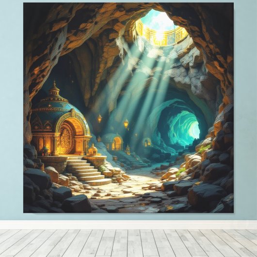 Triptychon Leinwanddruck (Insitu (Holzboden))