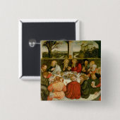 Triptychon, links Platte, Philipp Melanchthon Button (Vorne & Hinten)