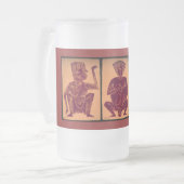 Triptychon Mattglas Bierglas (Vorderseite Links)