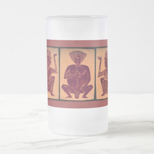 Triptychon Mattglas Bierglas (Mittel)