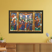 Triptychon mit der Crucifixion, Limousin Leinwanddruck (Insitu (Wohnzimmer))
