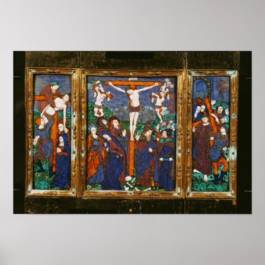 Triptychon mit der Crucifixion, Limousin Poster (Vorne)