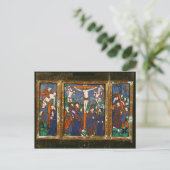 Triptychon mit der Crucifixion, Limousin Postkarte (Stehend Vorderseite)