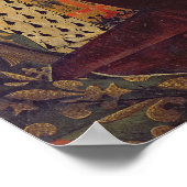 Triptychon Moses und der Brennende Bush Poster (Ecke)