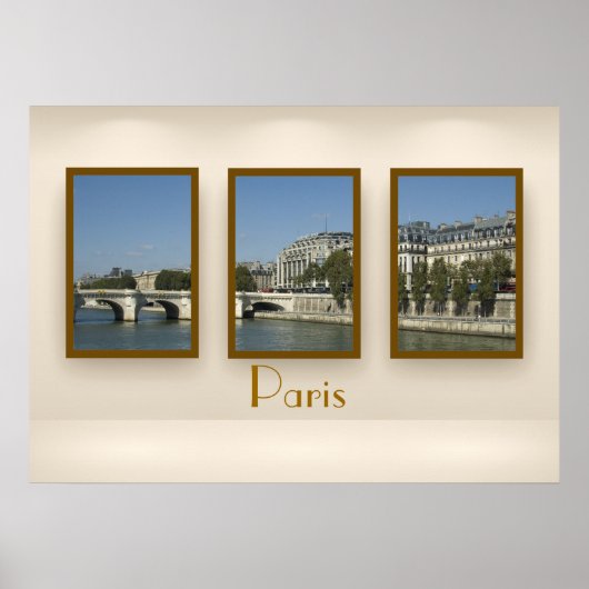 Triptychon Paris Poster (Vorne)