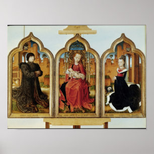 Triptychon von Jean de Witte, 1473 Poster