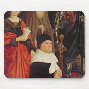 Triptychon von Mosese und von brennenden Bush Mousepad