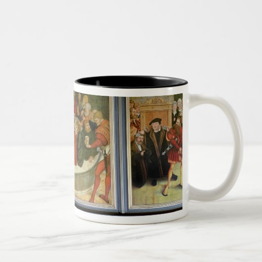 Triptychon Zweifarbige Tasse (Rechts)