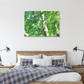 Triptychwald Leinwanddruck (Insitu (Schlafzimmer))