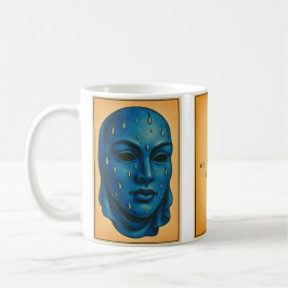 Triptysche Maske Kaffeetasse