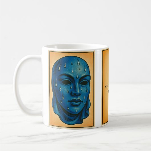 Triptysche Maske Kaffeetasse (Links)