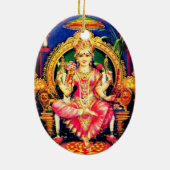 Tripura Sundari (Lalita) Keramik Ornament (Hinten)
