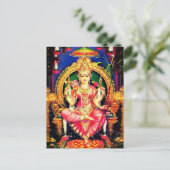 Tripura Sundari (Lalita) Postkarte (Stehend Vorderseite)
