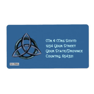 Triquetra (blau)