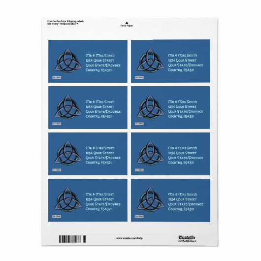 Triquetra (blau) (Vorne)