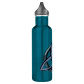 Triquetra (blau) edelstahlflasche (Links)