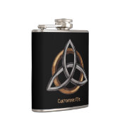 Triquetra (braun/silber) flachmann (Rechts)