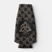 Triquetra (braun/silber) flaschenkühler (Vorderseite)
