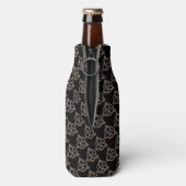 Triquetra (braun/silber) flaschenkühler (Flasche Rückseite)