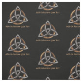 Triquetra (braun/silber) stoff (Muster)