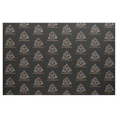 Triquetra (braun/silber) stoff (Fat Quarter (45,7 x 55,9 cm))