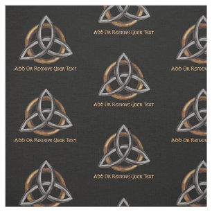 Triquetra (Brown/Silber) Stoff