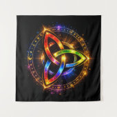 Triquetra_C Wandteppich (Vorderseite (Horizontal))