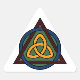 Triquetra Dreieckiger Aufkleber