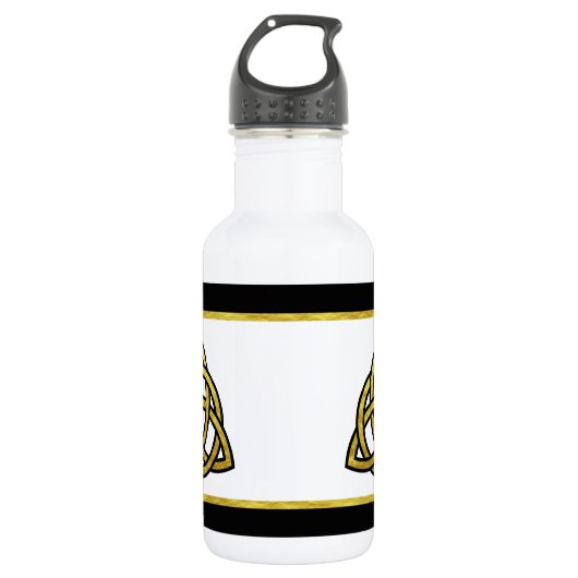 Triquetra Edelstahlflasche (Vorderseite)