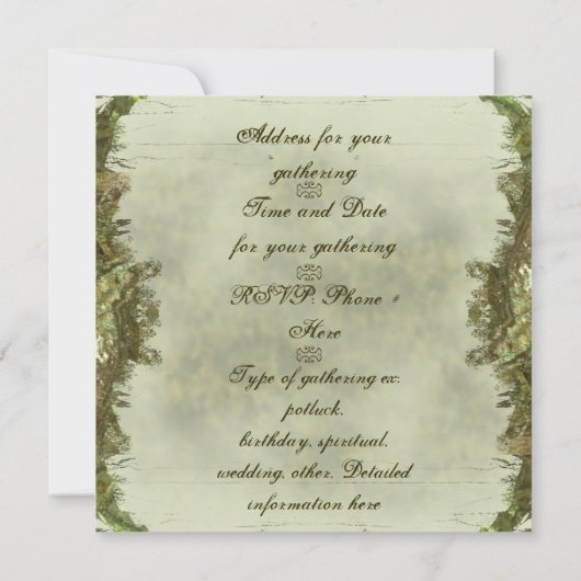 Triquetra Einladung (Rückseite)