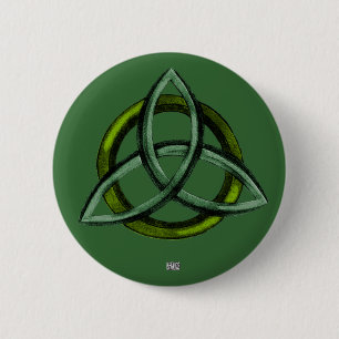 Triquetra (grün) button